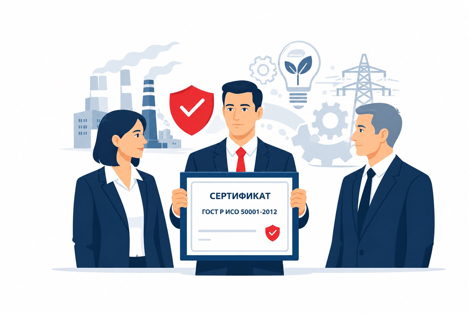 Оформление сертификата ГОСТ Р ИСО 50001-2012 в Новосибирске и по всей Новосибирской области